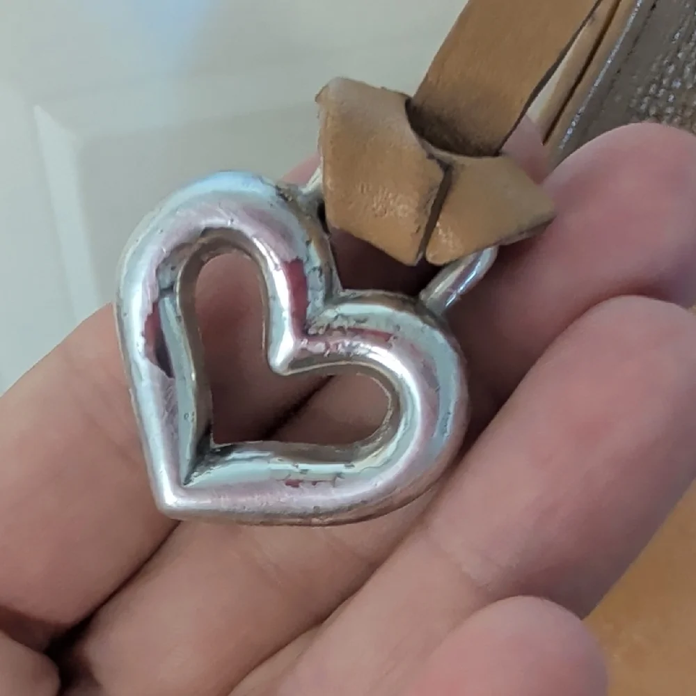 Brighton Tan Shoulder Bag with Black Floral Design - Picture 4 of 14